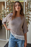 Short Sleeve Twofer Top