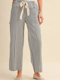 Striped Wide Leg Pants