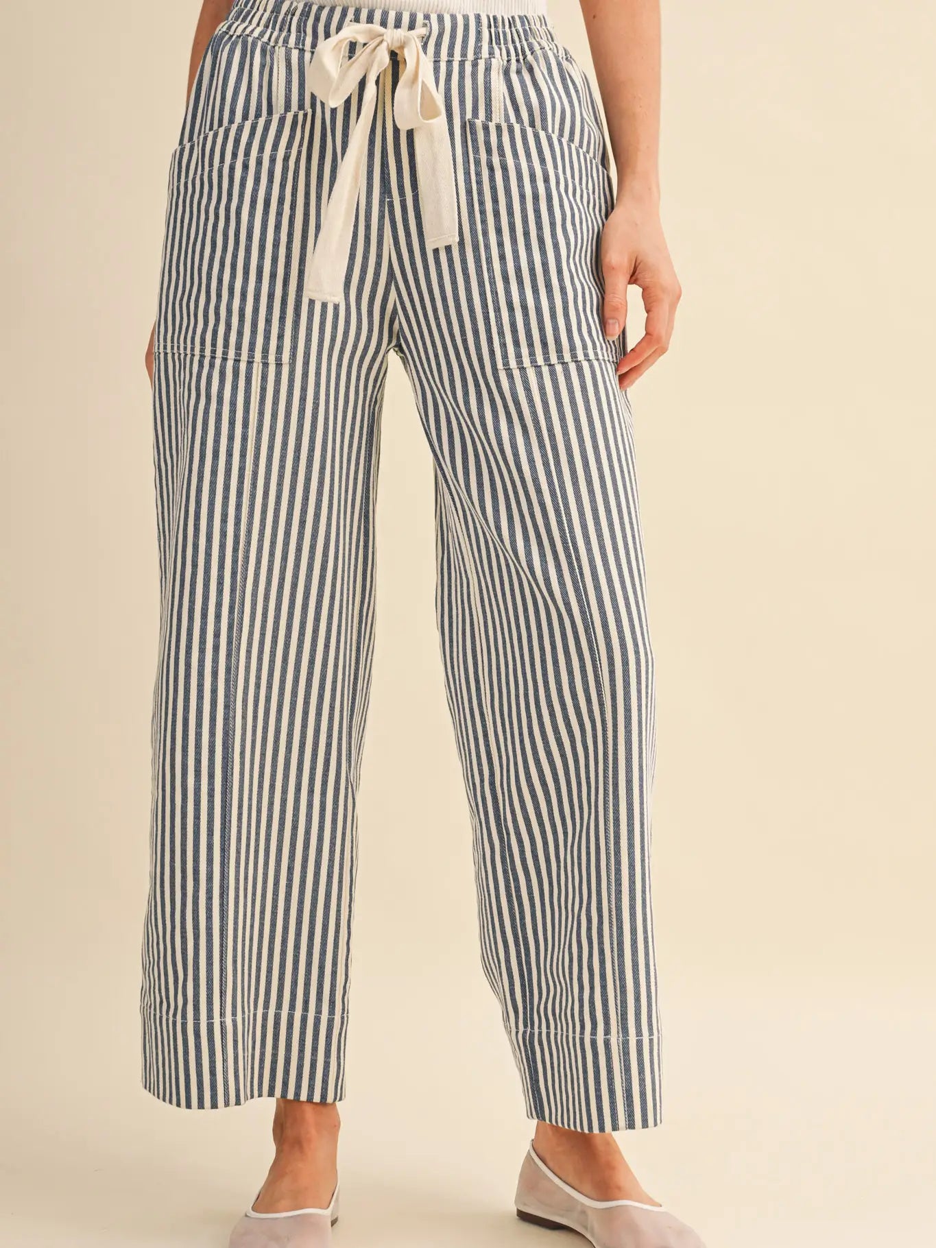 Striped Wide Leg Pants