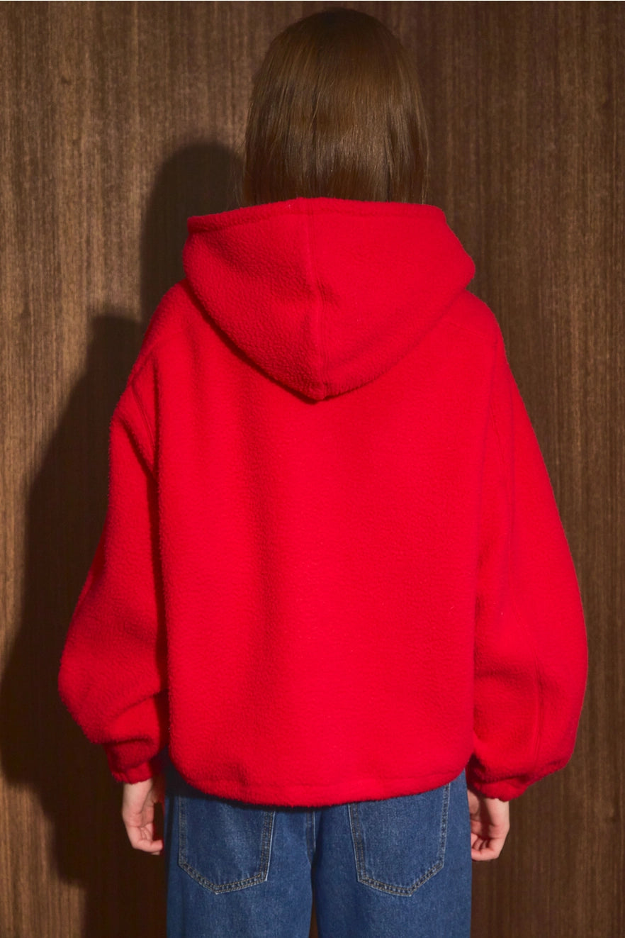 Half-Zip Cherry Pullover