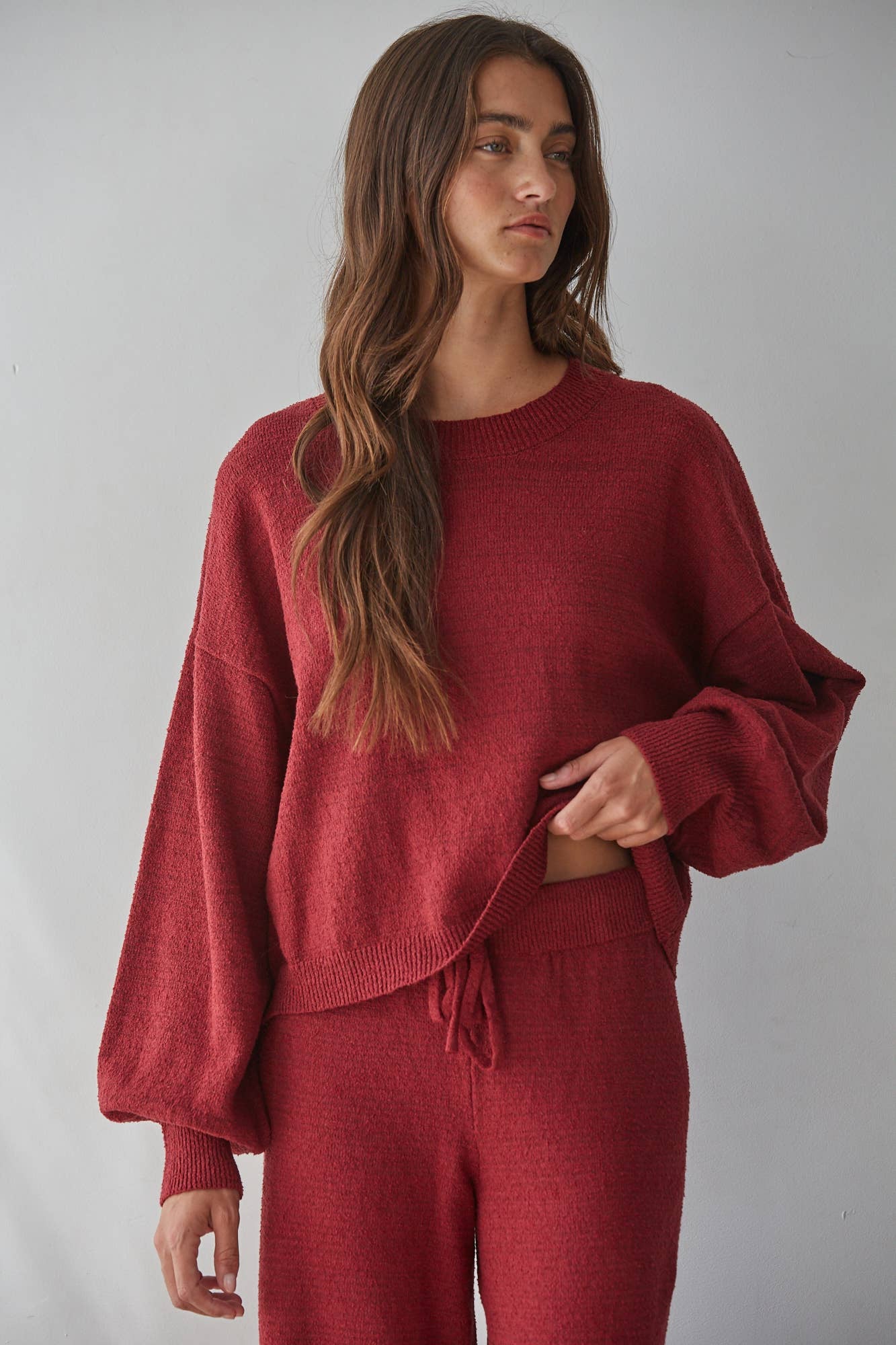 Knit Sweater Long Sleeve Pullover