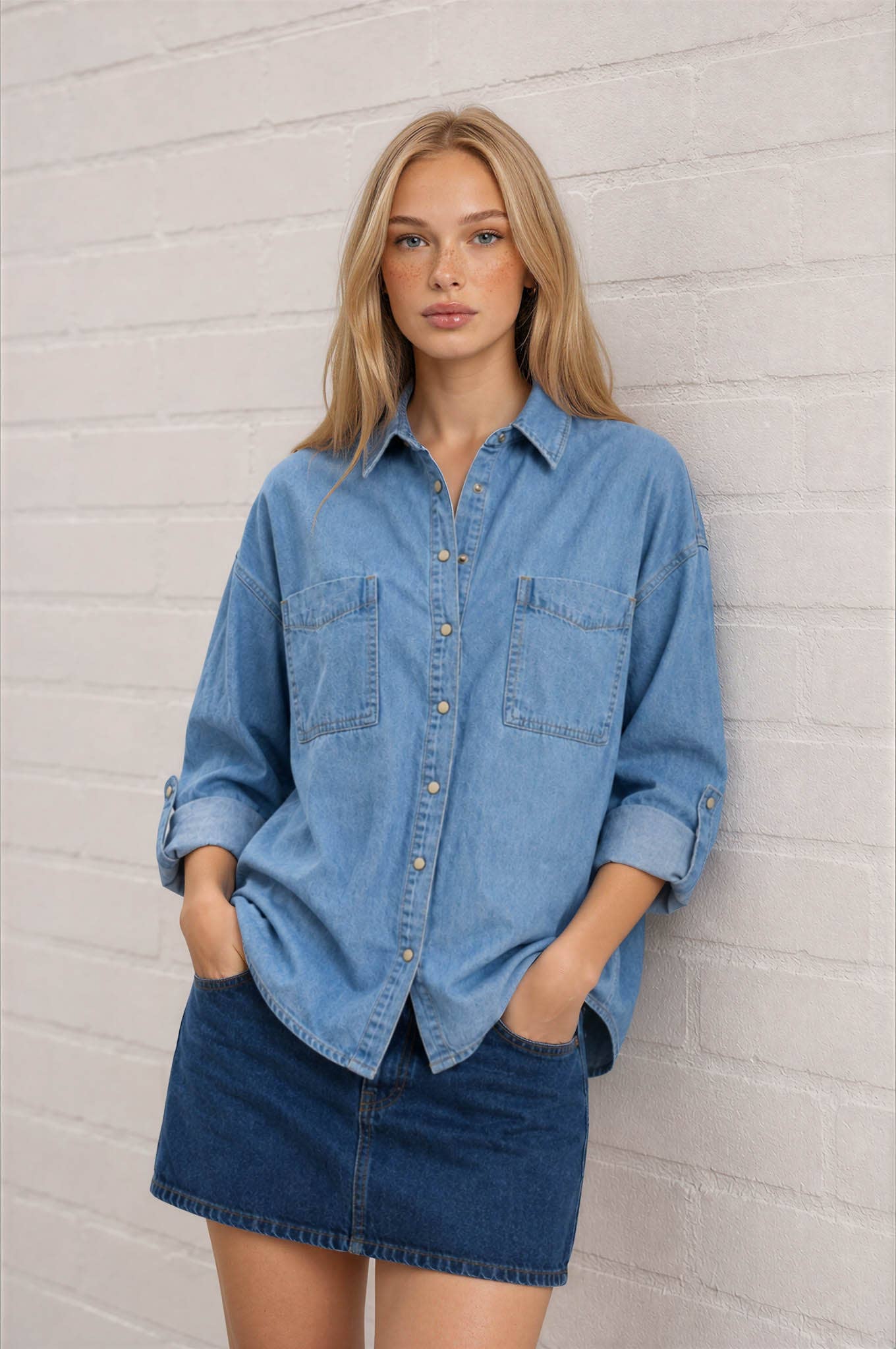 CECILY DENIM SHIRT