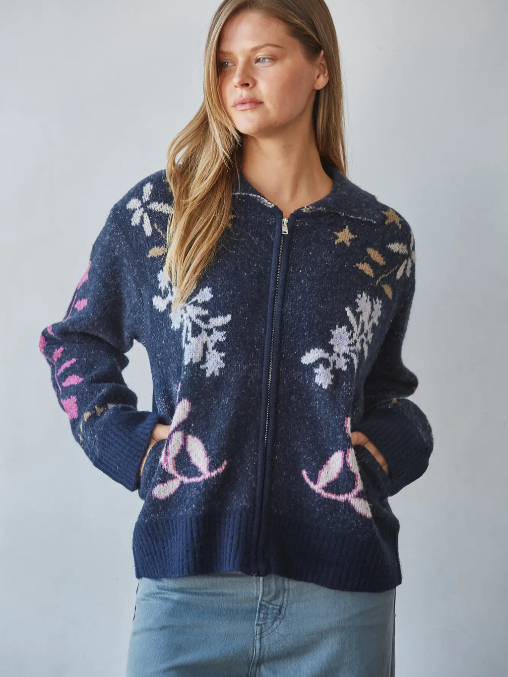 MADISON ZIP UP CARDIGAN