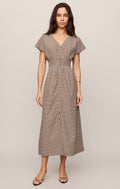 SANNA GINGHAM MIDI