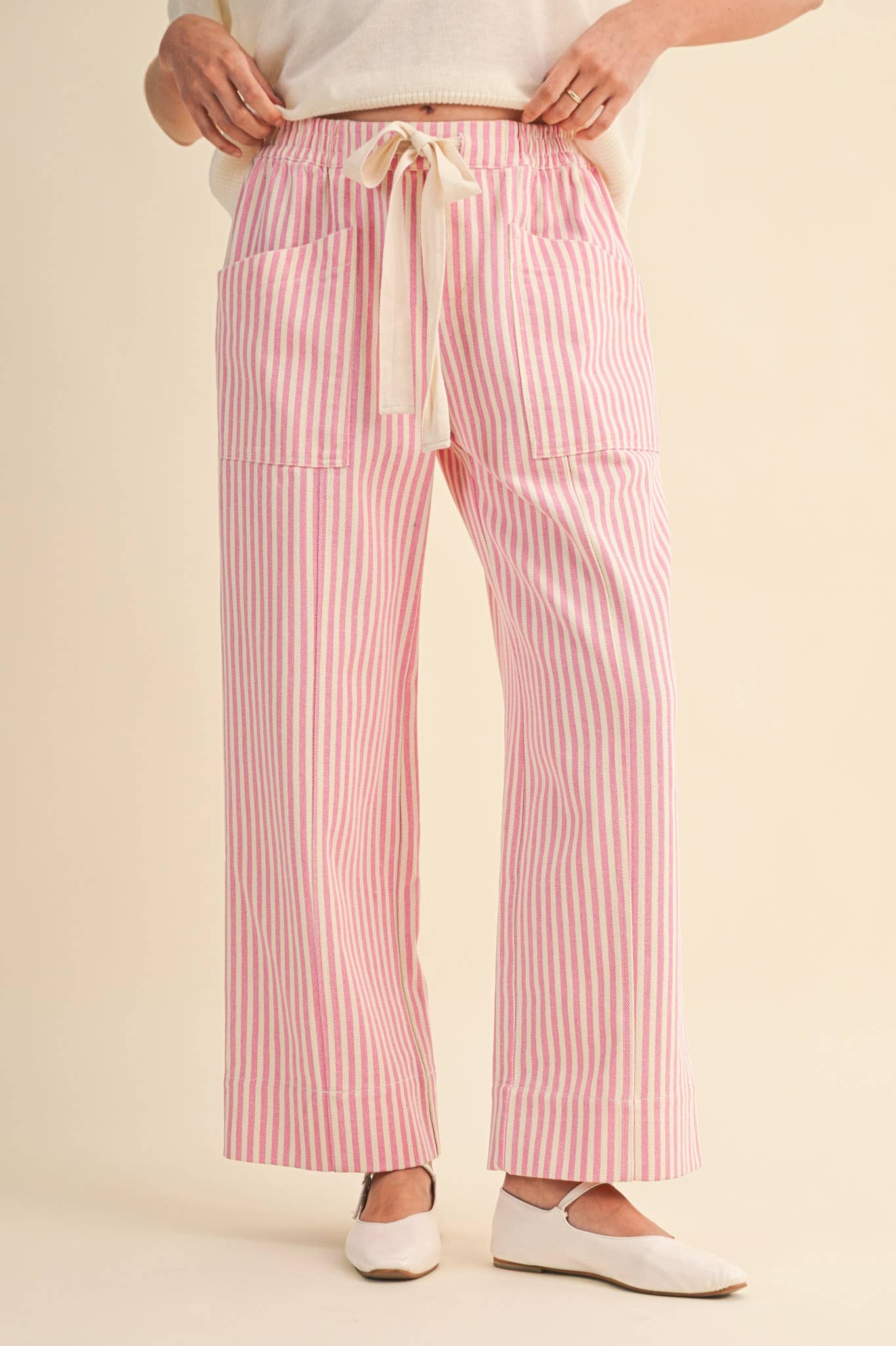 Striped Wide Leg Pants