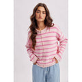 STRIPED SWEATER CARDIGAN