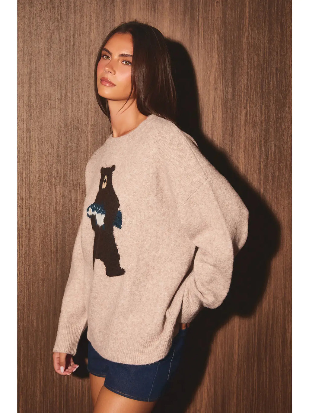 Fishing Bear Sweater