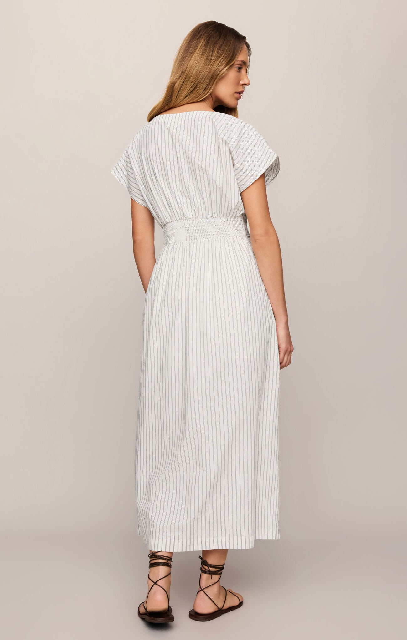 Sanna Midi Striped Dress