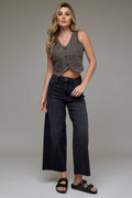 Black Cropped Jean