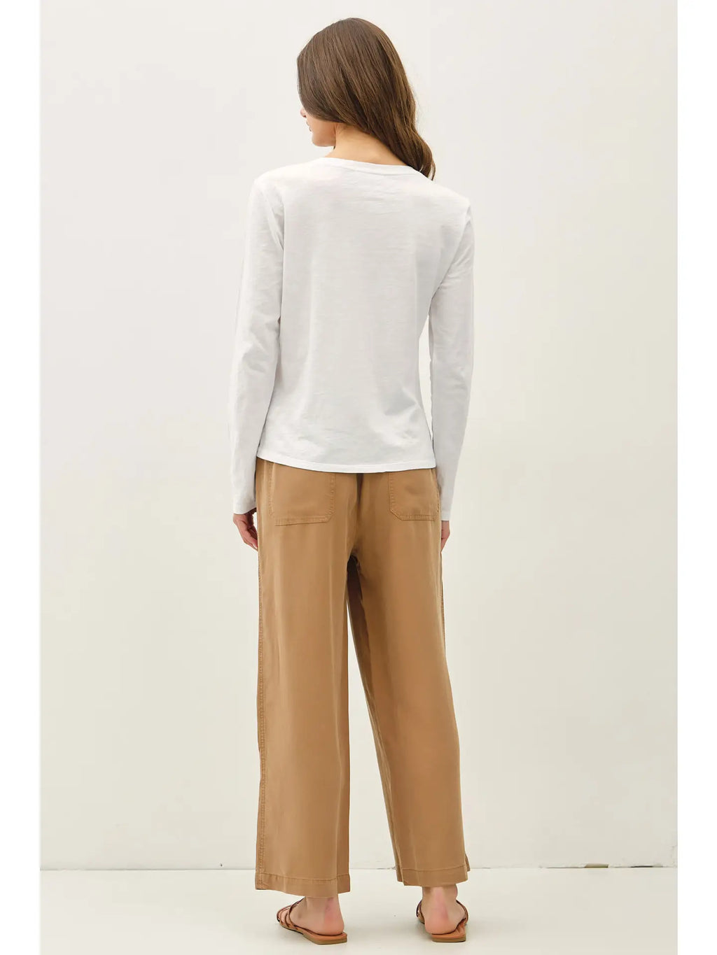 COTTON SLUB  LONG SLEEVE TEE
