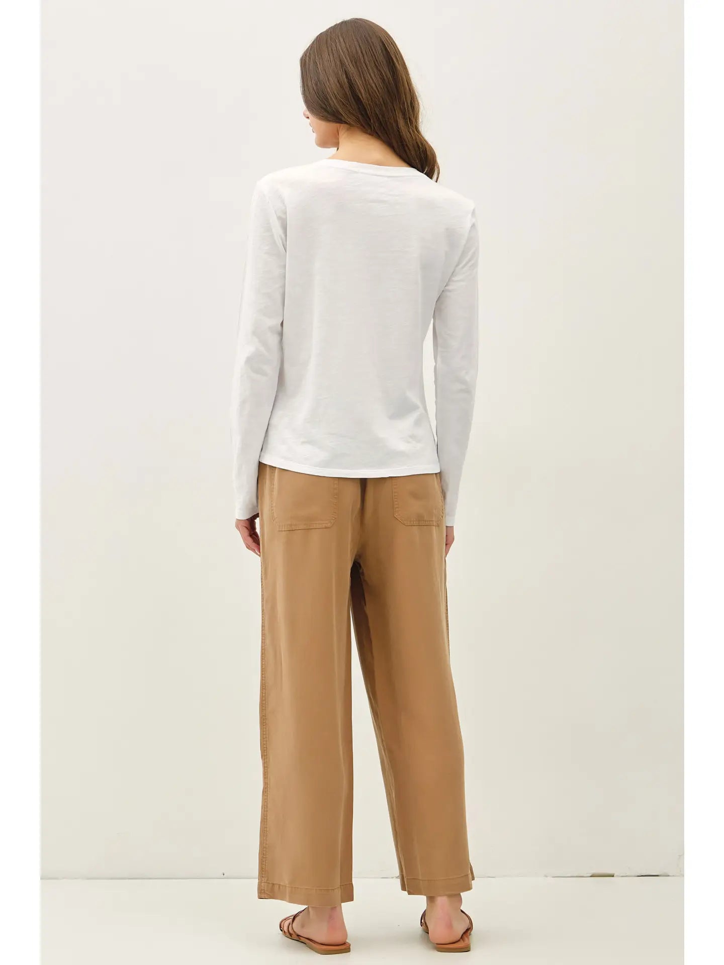COTTON SLUB  LONG SLEEVE TEE
