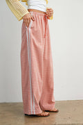 Gingham Lace Pants