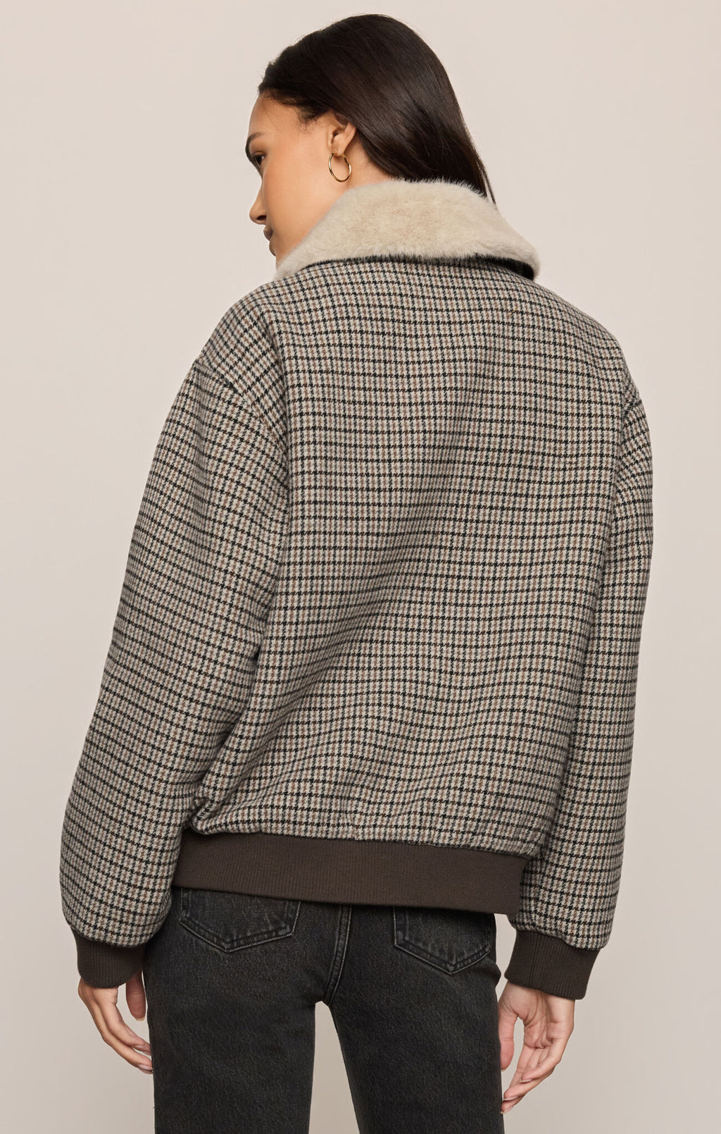 TAVI PLAID BOMBER JACKET