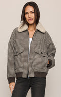TAVI PLAID BOMBER JACKET