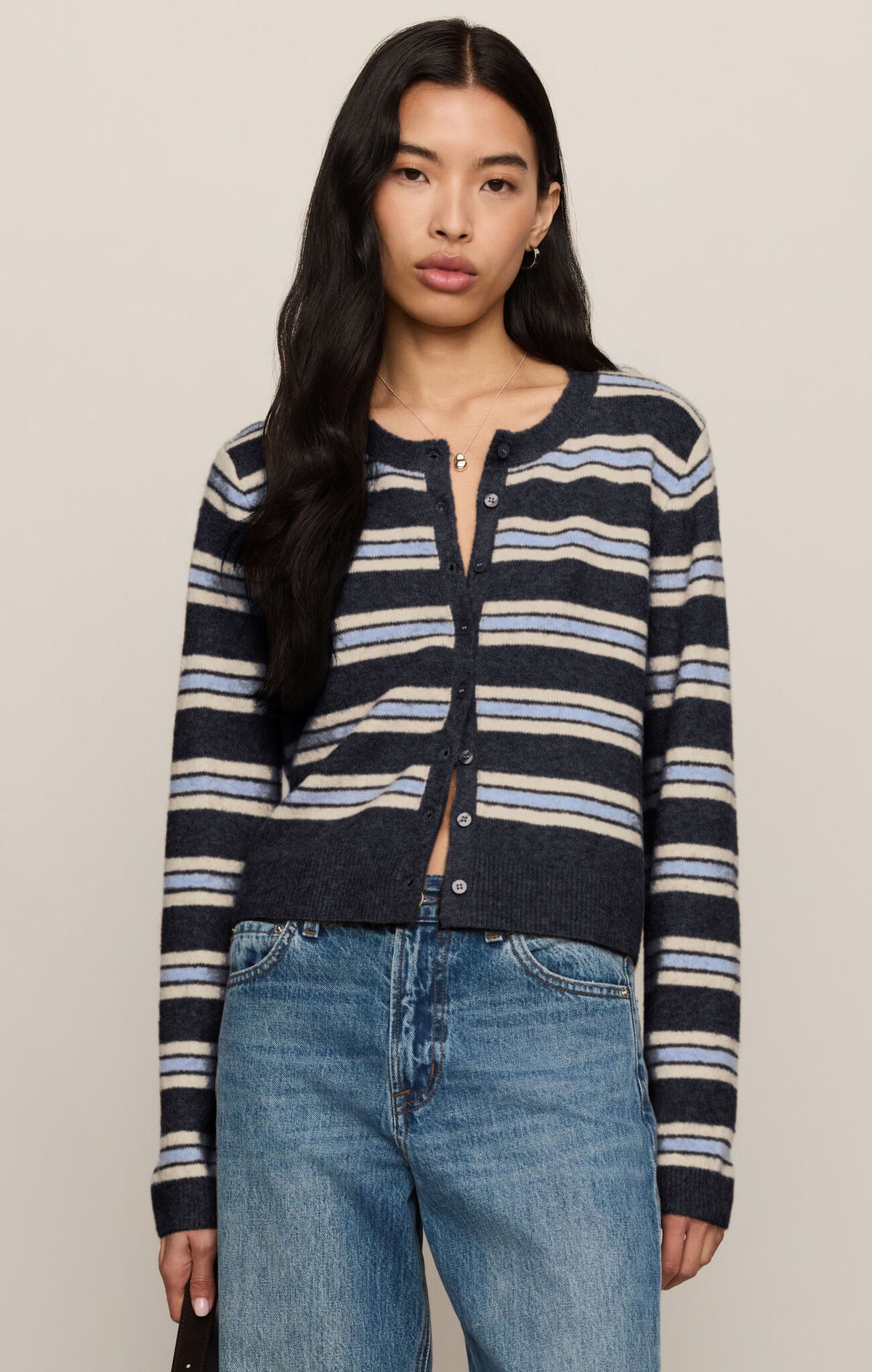 MEDINA STRIPE CARDIGAN
