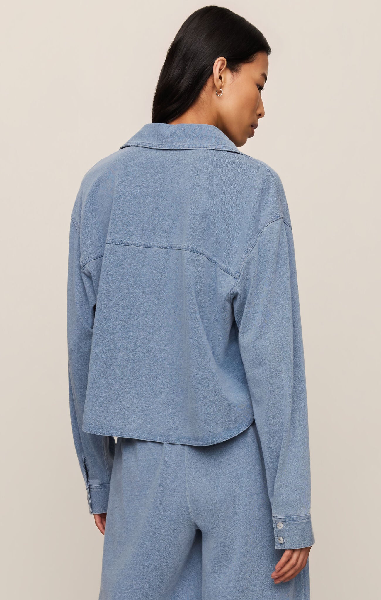 REESE DENIM BUTTON UP